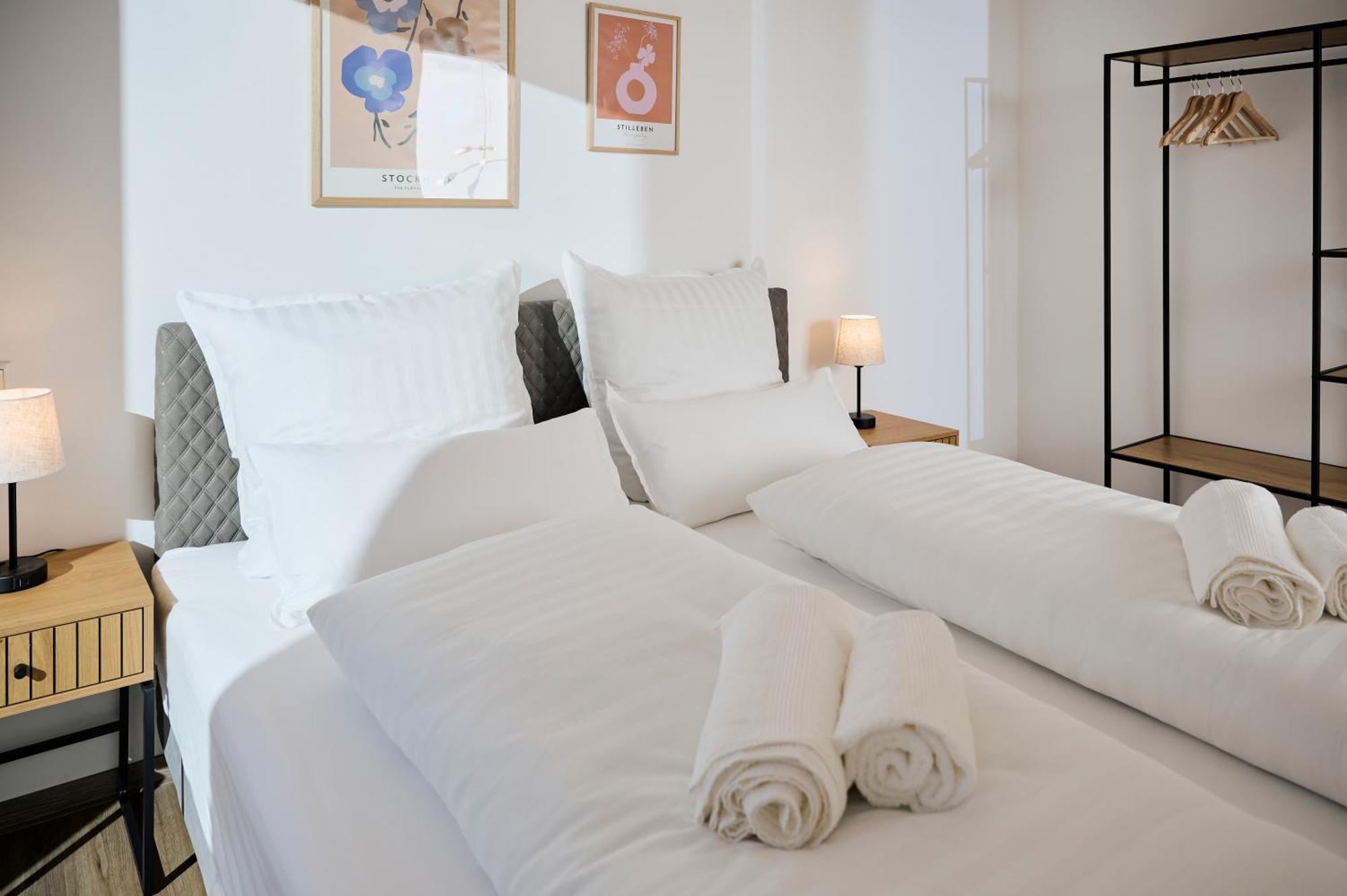 Moderne Apartments Mit Highspeed-Wlan Und Gratis-Tiefgarage Ihr Perfekter Rueckzugsort Nahe Dem Zentrum Und Der Therme I Barrierearm Bad Kissingen Exterior photo