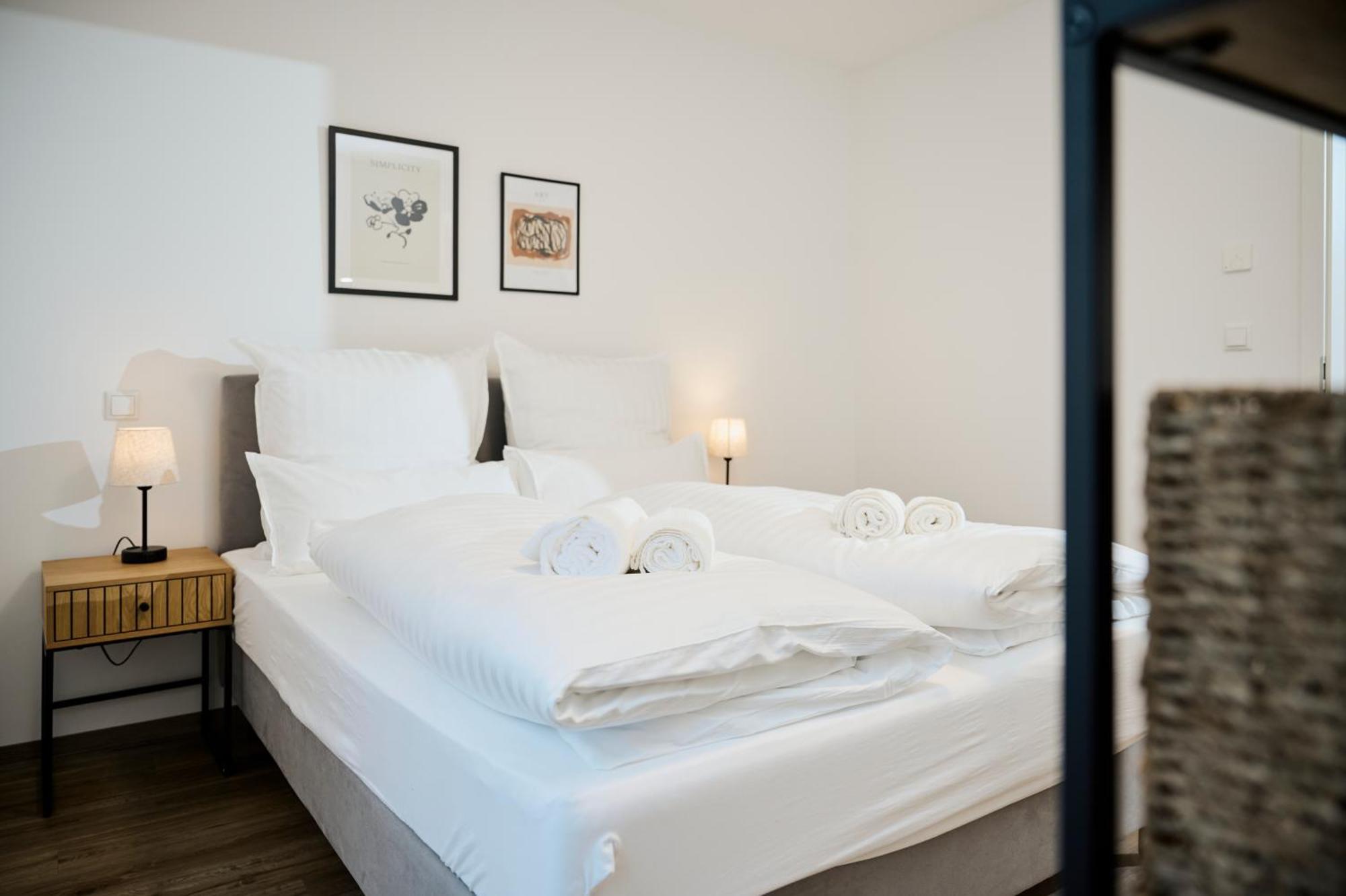 Moderne Apartments Mit Highspeed-Wlan Und Gratis-Tiefgarage Ihr Perfekter Rueckzugsort Nahe Dem Zentrum Und Der Therme I Barrierearm Bad Kissingen Exterior photo